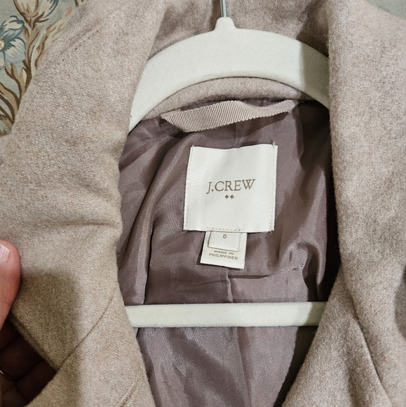 J Crew Factory wool coat. Size 0 - Picture 2 of 4